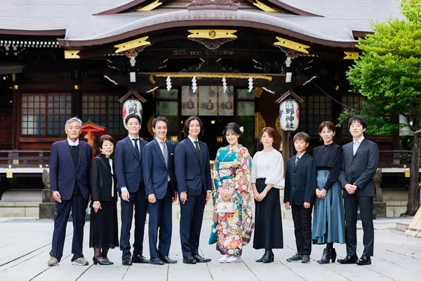 成人記念 熊野神社でのロケーション