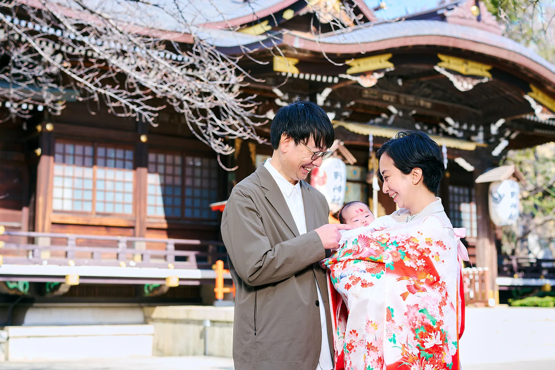 熊野神社でのお宮参り撮影