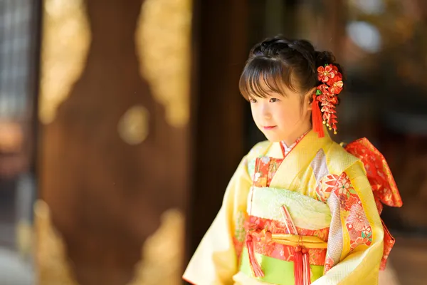 境内での家族写真