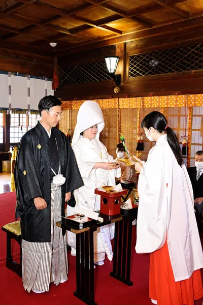 結婚式 白無垢での撮影